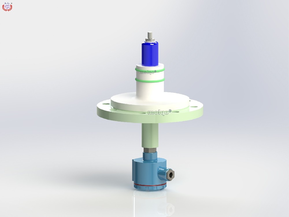 搪玻璃底部防積料無(wú)死角高靈敏度鉭釘測溫管